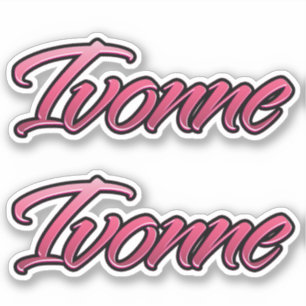 Ivonne faded pink sticker sticker embroiderset