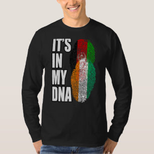 Ivorian And Afghan Mix Dna Flag Heritage T-Shirt