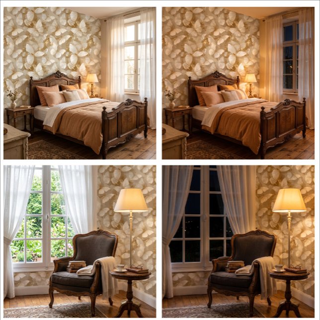 Ivorielle Flight Butterfly Peel & Stick  Wallpaper (The Butterfly Wallpaper Trend Luxury Homes Love)