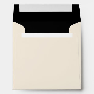 Ivory and Black Envelopes