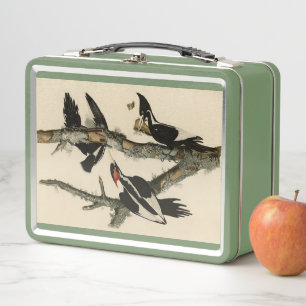 Ivory-billed Woodpecker Audubon's Birds of America Metal Lunch Box