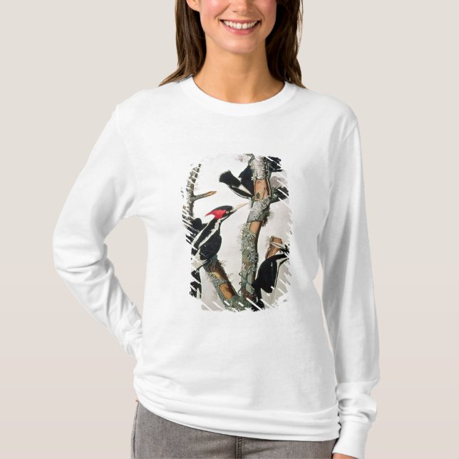 Ivory-billed Woodpecker, from 'Birds of America' T-Shirt (Front)