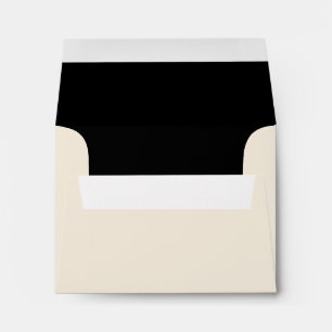 Ivory Black Envelopes
