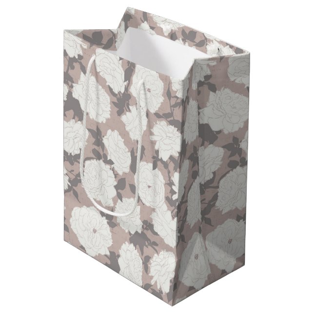 Ivory Blooms, Tropical Romance Gift Bag (Front Angled)