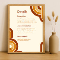 ivory Bold Retro 1970s Wedding 