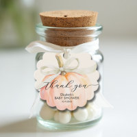 Ivory Bow Little Pumpkin Baby Shower