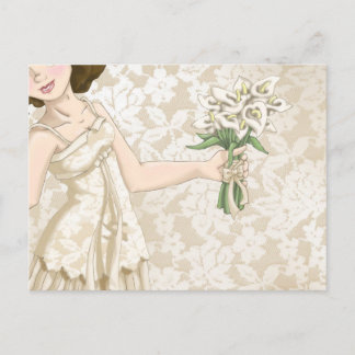 Ivory Bride Postcard