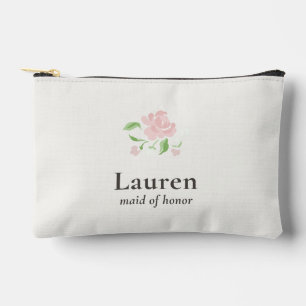 Ivory Chic Floral Bridesmaid Print Cut Sew Bag