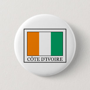 Ivory Coast 6 Cm Round Badge