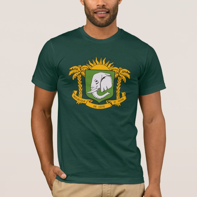 Ivory Coast Coat of Arms T-shirt (Front)