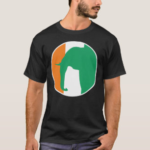 Ivory Coast Elephant Ivorian National Animal Flag T-Shirt