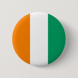 Ivory Coast Flag 6 Cm Round Badge