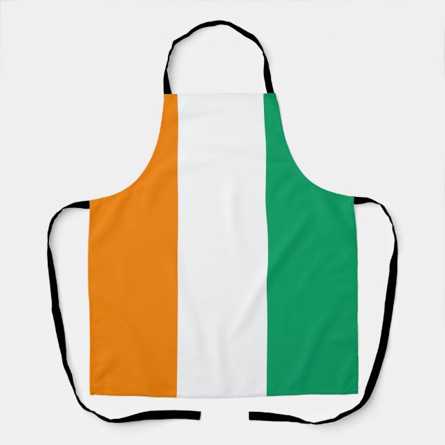 Ivory Coast Flag Apron (Front)