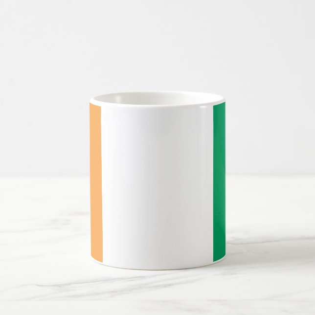 Ivory Coast Flag Coffee Mug (Center)