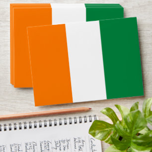 Ivory Coast flag Envelope