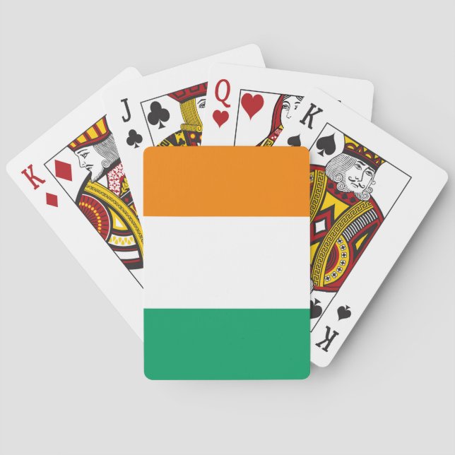 Ivory Coast Flag Playing Cards (Back)