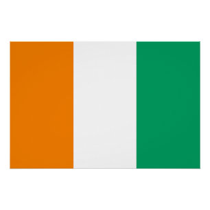 Ivory Coast Flag Poster