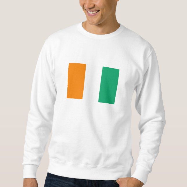 Ivory Coast Flag Sweatshirt (Front)
