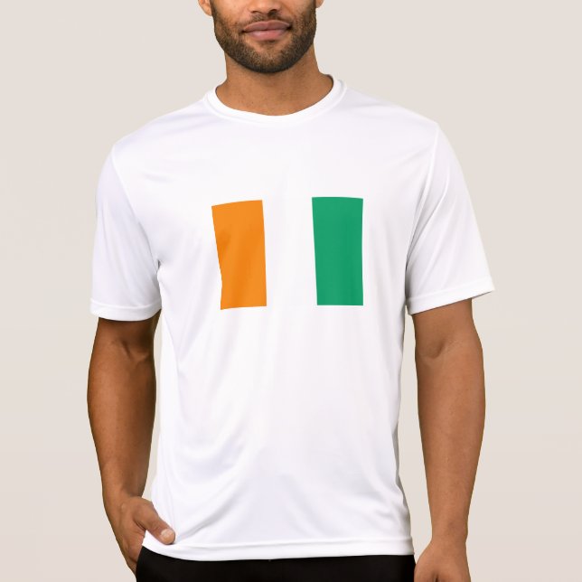 Ivory Coast Flag T-Shirt (Front)