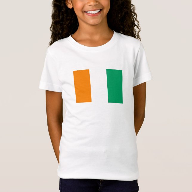 Ivory Coast Flag T-Shirt (Front)