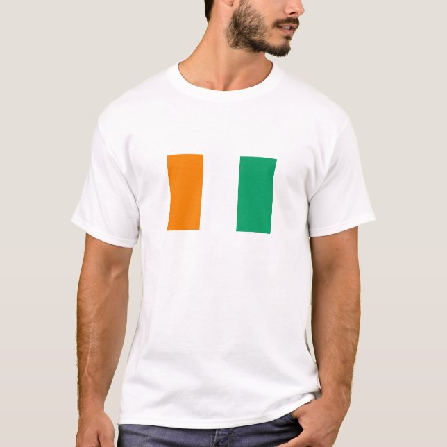 Ivory Coast Flag T-Shirt (Front)