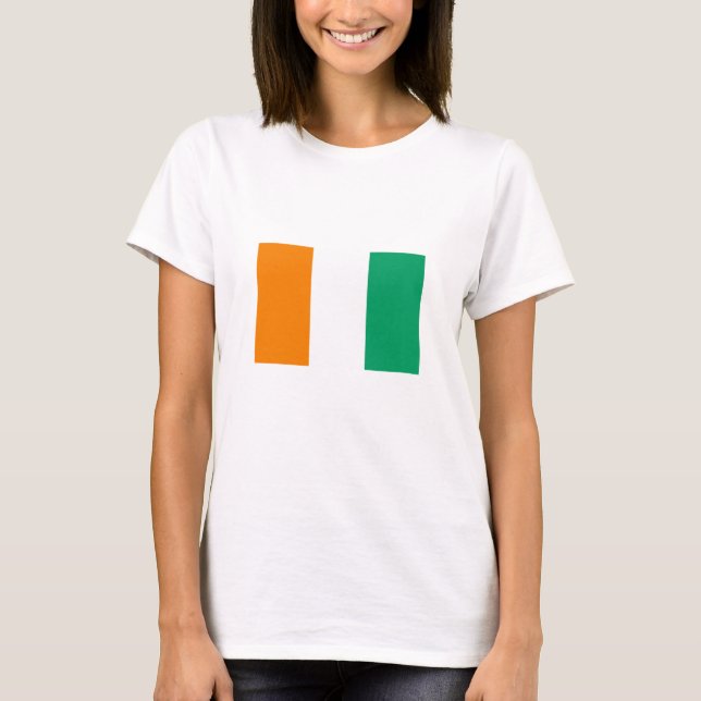 Ivory Coast Flag T-Shirt (Front)