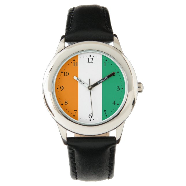 Ivory Coast Flag Watch (Front)