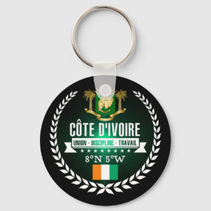 Ivory Coast Key Ring