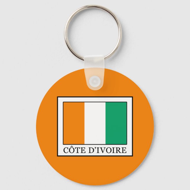 Ivory Coast Key Ring (Front)