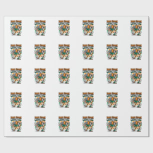 Ivory Coast Match Day Skeleton Striker Nations Cou Wrapping Paper