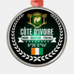 Ivory Coast Metal Tree Decoration