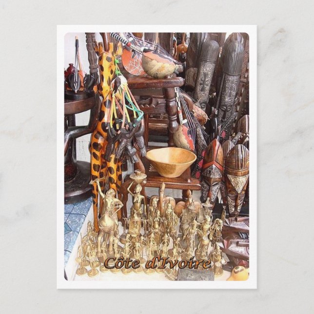 Ivory Coast - Souvenir in store - Postcard (Front)