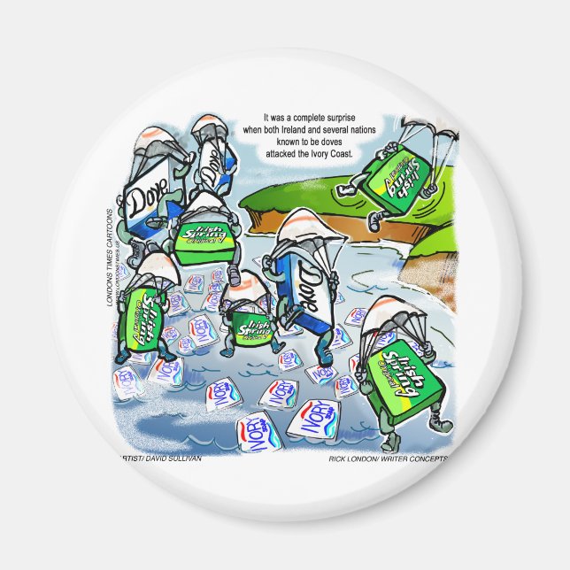 Ivory Coast Surprise Funny Gifts Tees & Cards Magnet (Front)