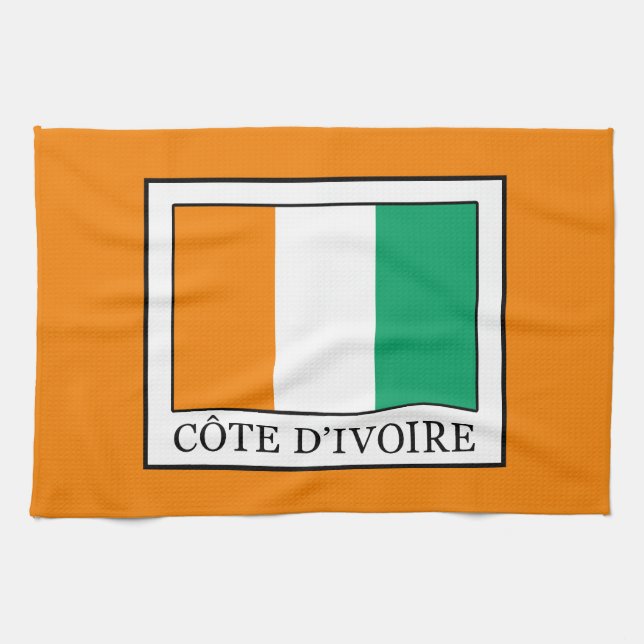 Ivory Coast Tea Towel (Horizontal)