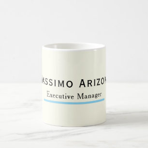 Ivory Colour Plain Modern Minimalist Coffee Mug