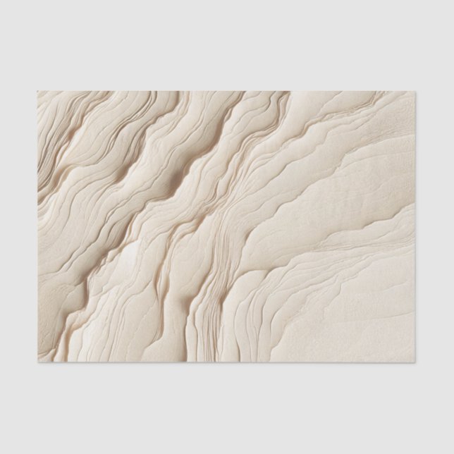  Ivory Cream Bohemian Textured Wedding Tissue Paper (Front)