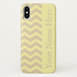 Ivory Cream Neutral Chevrons Case-Mate iPhone Case