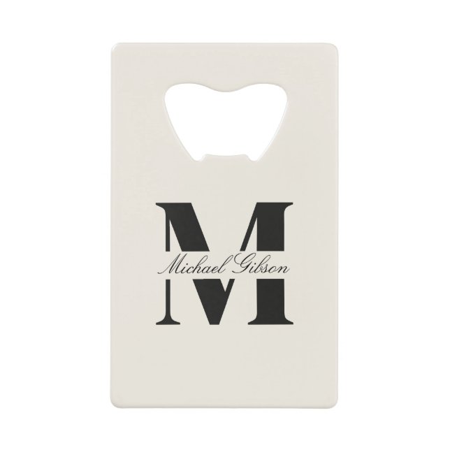 Ivory Cream | Personalized Monogram Groomsmen  (Front)
