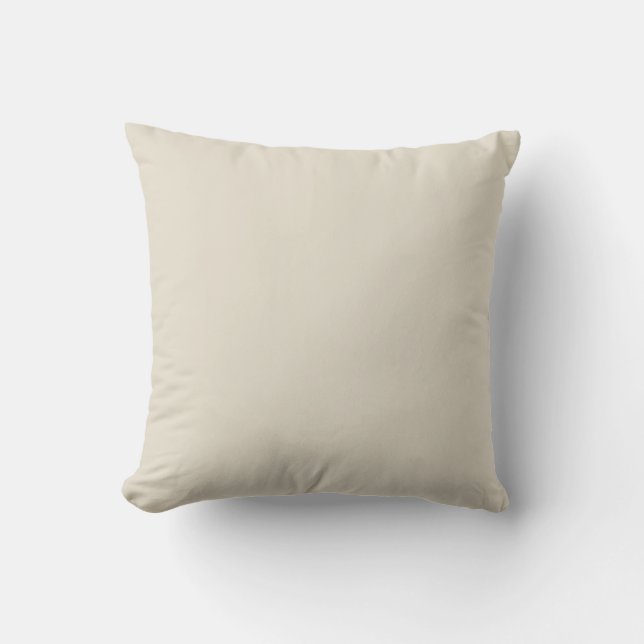 Ivory Cream Solid Accent Cushion (Front)