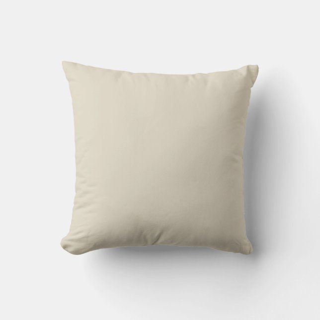 Ivory Cream Solid Accent Cushion (Front)