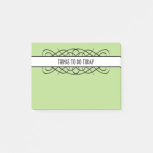 Ivory Deco Flourish Notes