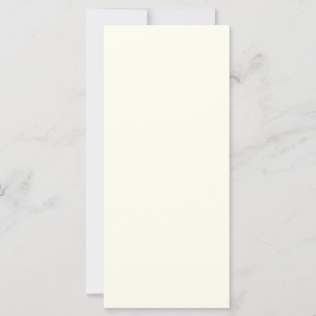 Ivory Flat Card (Front)