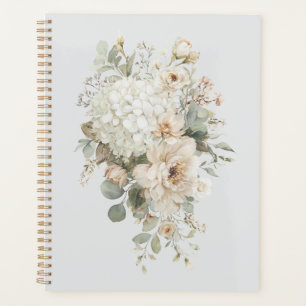 Ivory Flower Arrangements Sticker – Elegant Floral Planner