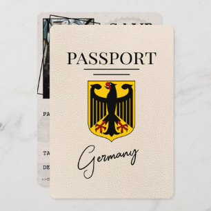 Ivory Germany Passport Save The Date