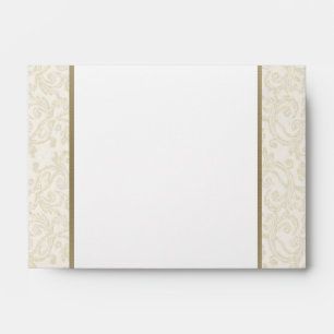 Ivory & Gold Envelope - A6