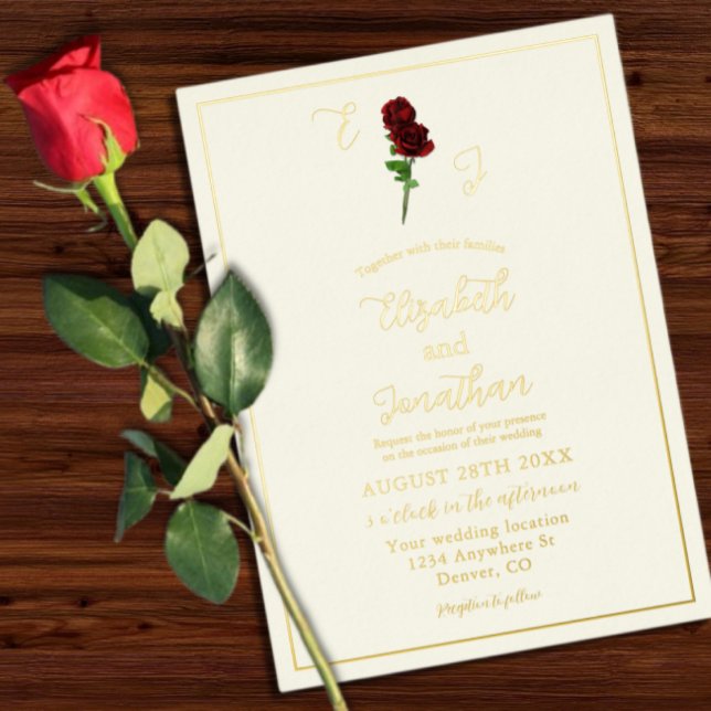 Ivory Gold Rose Wedding (Creator Uploaded)
