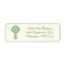 Ivory Green Elegant Irish Celtic Cross