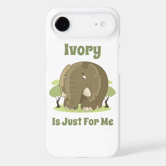 Ivory is Just For Me iPhone / iPad case (Back)