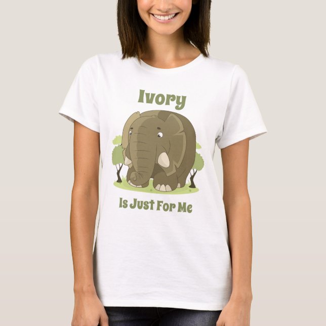Ivory is Just For Me T-Shirt (Front)