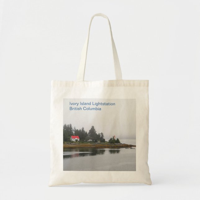 Ivory Island Lightstation Tote Bag (Front)